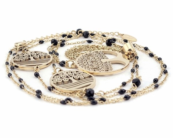 GOLD CHAIN NECKLACE celebrity STAINLESS STEEL