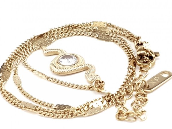 GOLD CHAIN NECKLACE celebrity STAINLESS STEEL