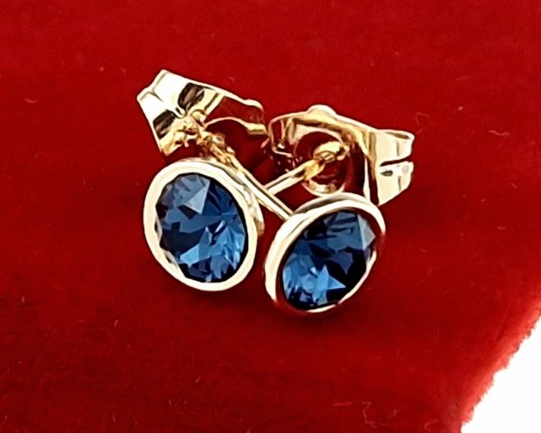 exclusive swarovski gold-plated earrings