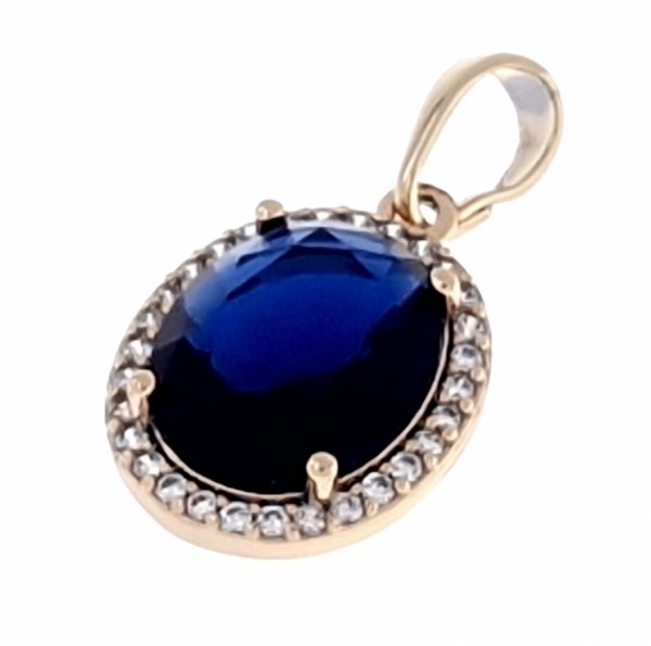 gold pendant 18k shiny xuping