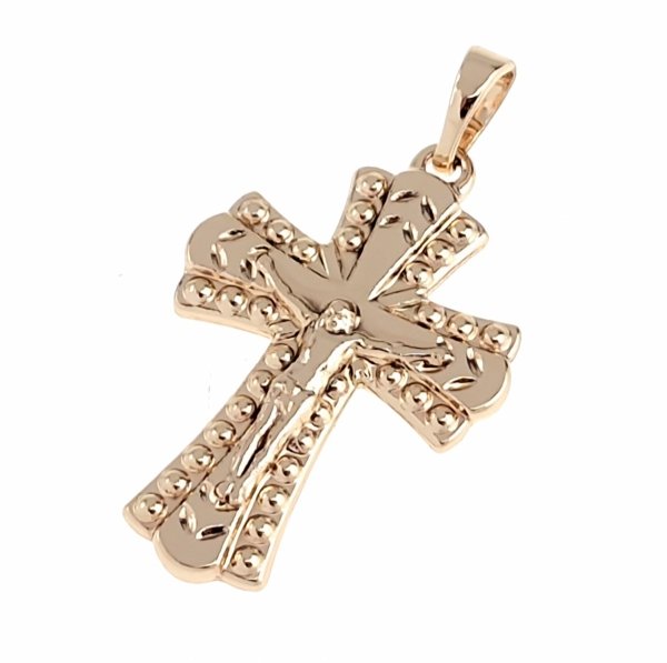 gold pendant 18k shiny xuping