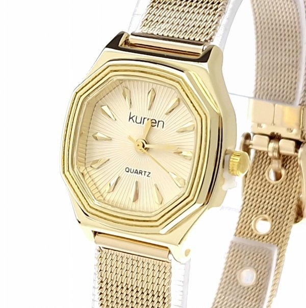 Women's watch golden kurren stainless steel