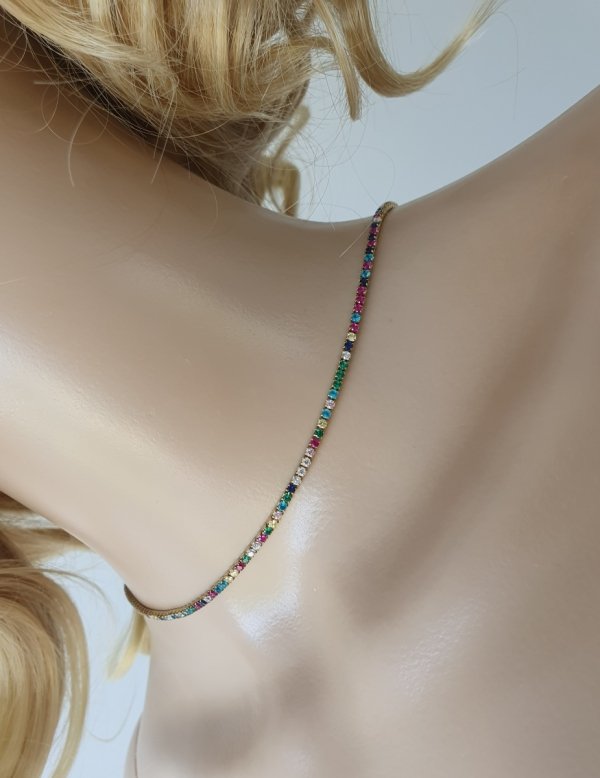 GOLD CHAIN NECKLACE celebrity STAINLESS STEEL