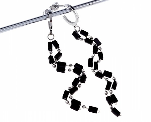 gold earrings made of stainless steel