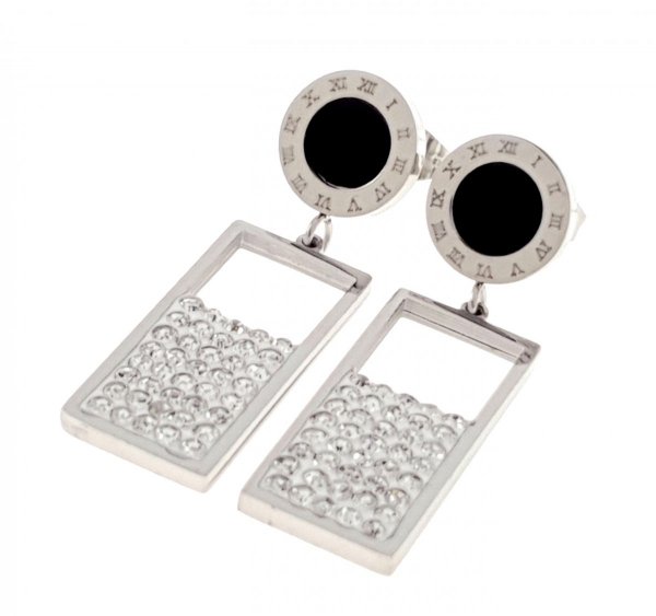 gold earrings made of stainless steel