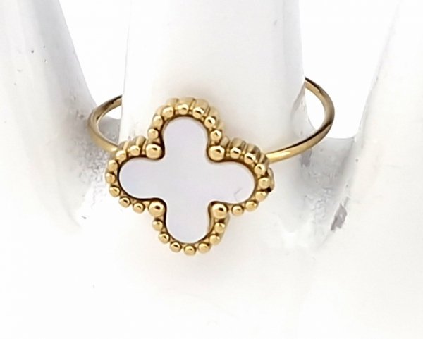 ring 18,30mm gold stainless steel
