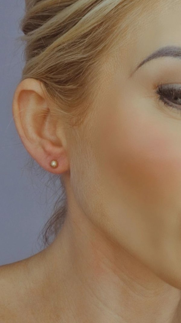 gold plated earrings with exclusive cubic zirconia