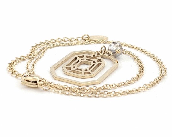 GOLD CHAIN NECKLACE celebrity STAINLESS STEEL