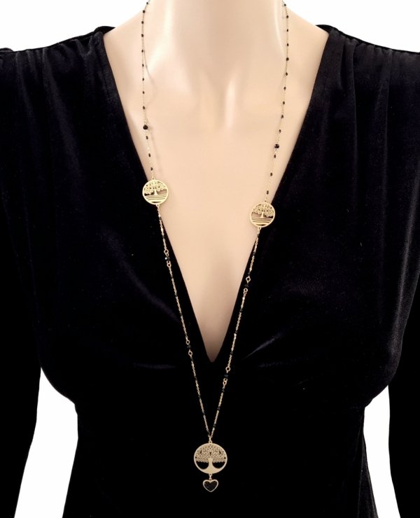 GOLD CHAIN NECKLACE celebrity STAINLESS STEEL