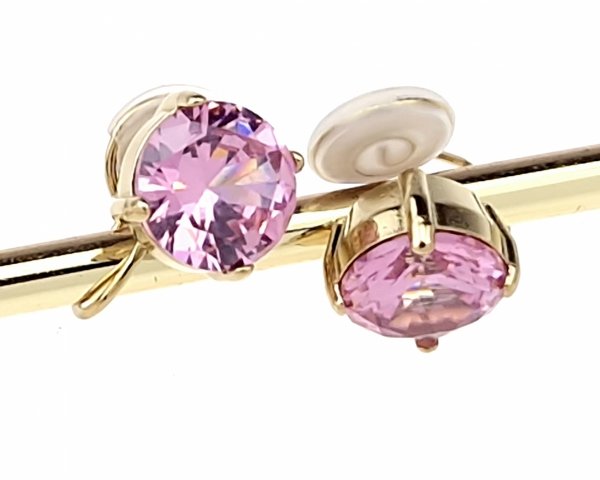 gold earrings made of stainless steel