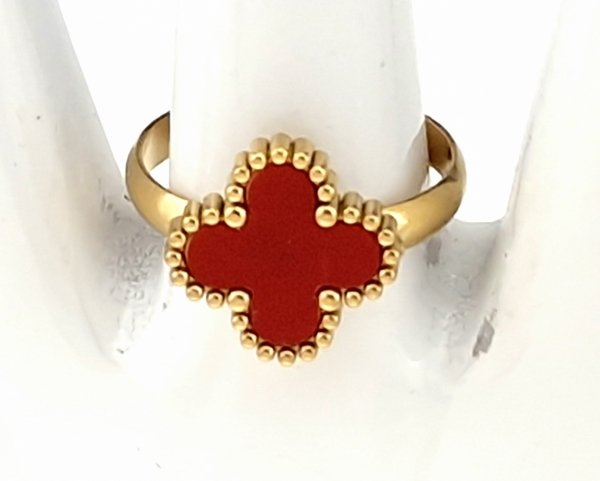 ring 18,30mm gold stainless steel
