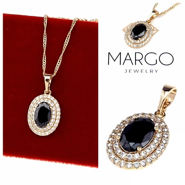 gold pendant 18k shiny xuping
