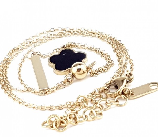GOLD CHAIN NECKLACE celebrity STAINLESS STEEL