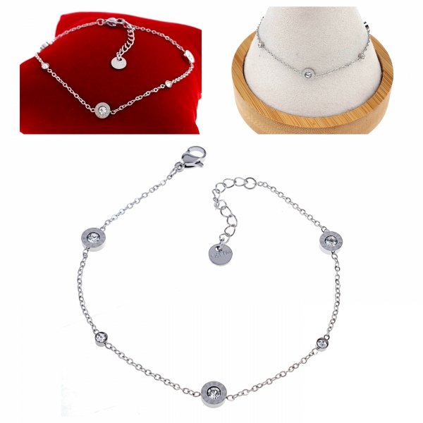 BRACELET GOLD CELEBRITY STAINLESS STEEL