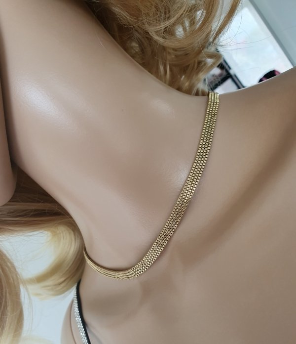GOLD CHAIN NECKLACE celebrity STAINLESS STEEL
