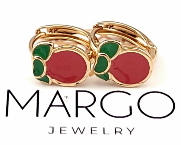 exclusive swarovski gold-plated earrings