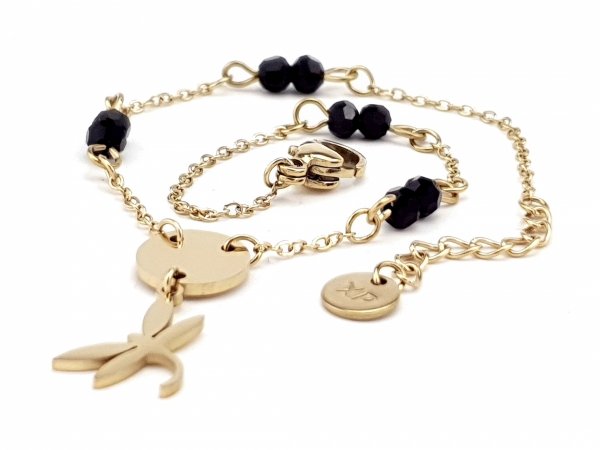 BRACELET GOLD CELEBRITY STAINLESS STEEL
