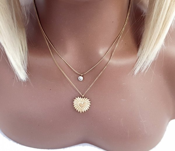 GOLD CHAIN NECKLACE celebrity STAINLESS STEEL