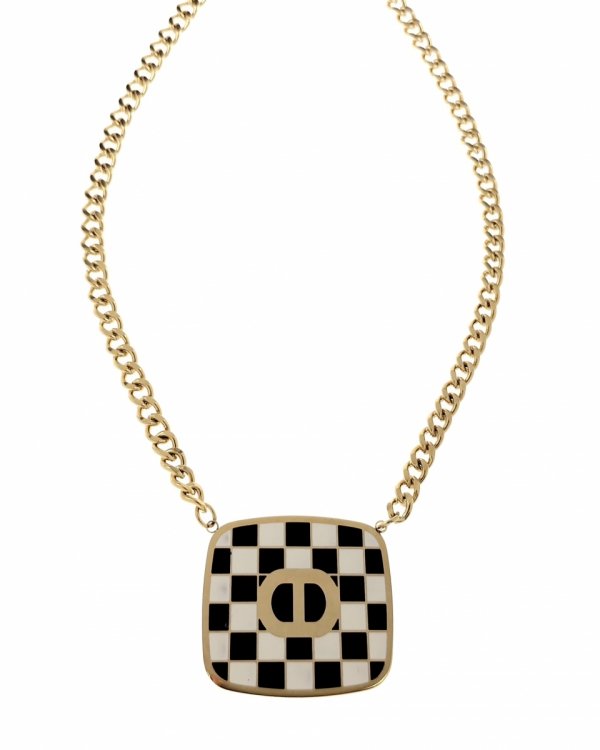 2797 Złoty łańcuszek 60cm naszyjnik stal chirurgiczna nierdzewna 316L 