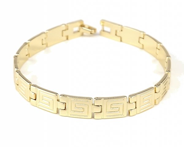 4952 Bransoletka złota elegancka 20cm pozłacana 14k Viki Lady