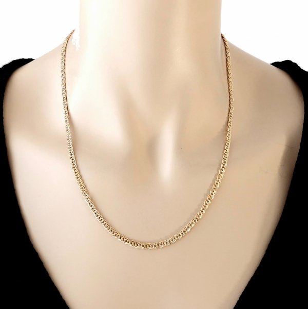 3361 Złoty łańcuszek 50cm 3,7mm pozłacany 18k Xuping 