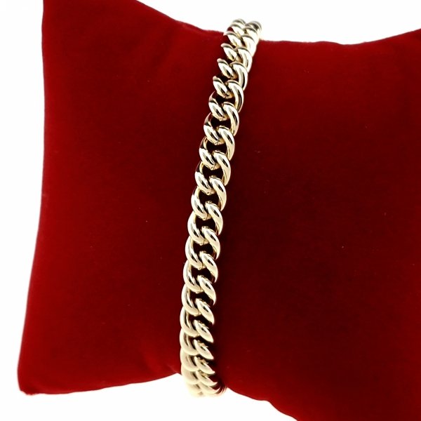 405 Bransoletka elegancka złota 19cm pozłacana 14k Xuping 