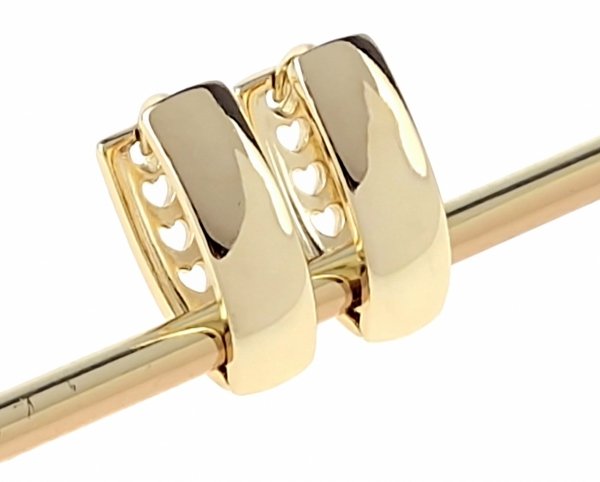 661 Kolczyki złote pozłacane wiszące 14K Xuping 