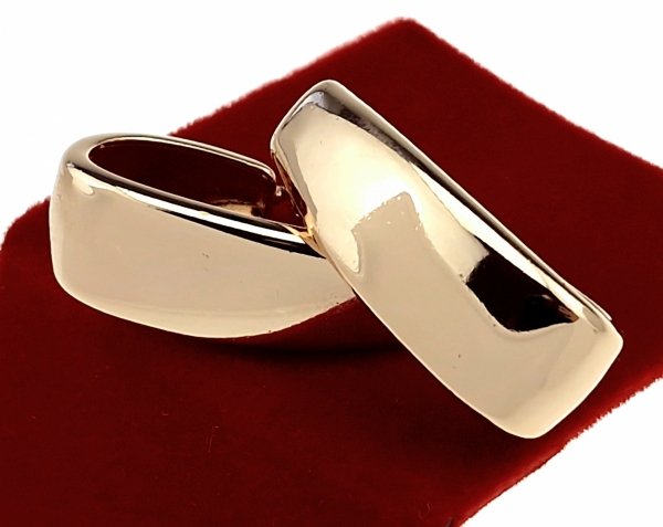 3096a Złote kolczyki pozłacane 18k Xuping wiszące 