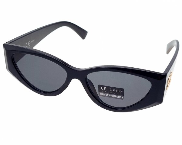 2361a Damskie okulary przeciwsłoneczne muchy ozdobne UV400