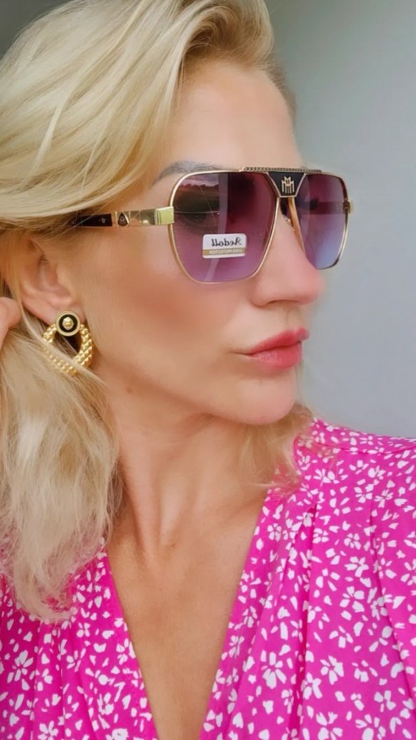 759 Damskie okulary przeciwsłoneczne muchy ozdobne UV400