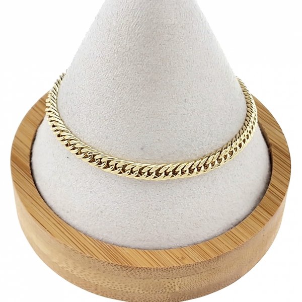 2220 Bransoletka elegancka złota 19cm pozłacana 14k Xuping