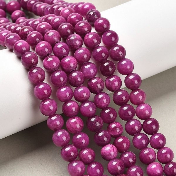 sz103 Jadeit kamień naturalny 8mm pasmo 38cm