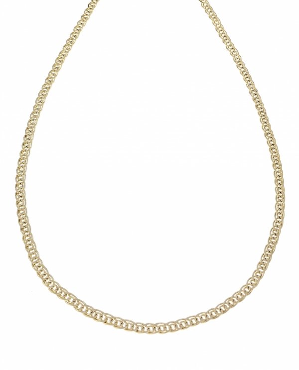 2370 Złoty łańcuszek celebrytka 60cm naszyjnik pozłacany 14K 