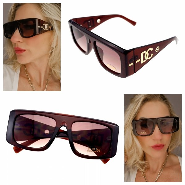 ok37 Damskie okulary przeciwsłoneczne muchy ozdobne UV400