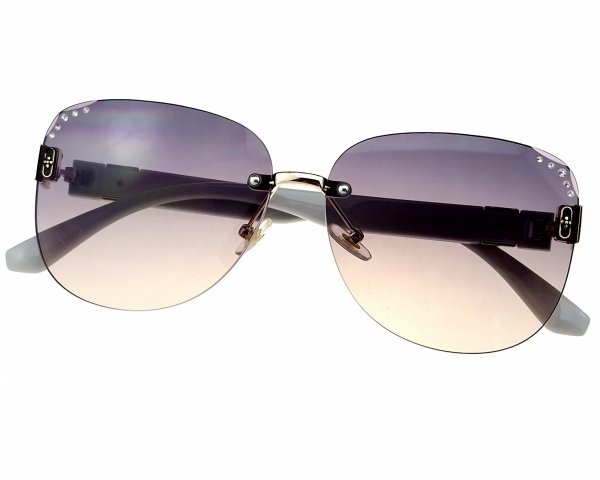 ok30 Damskie okulary przeciwsłoneczne ozdobne lato wakacje UV400