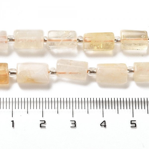 2361c Cytryn kamień naturalny 8mm sznur 19cm