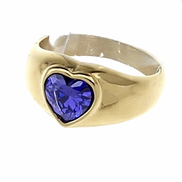 1936e Pierścionek złoty stal chirurgiczna 316L nierdzewna 