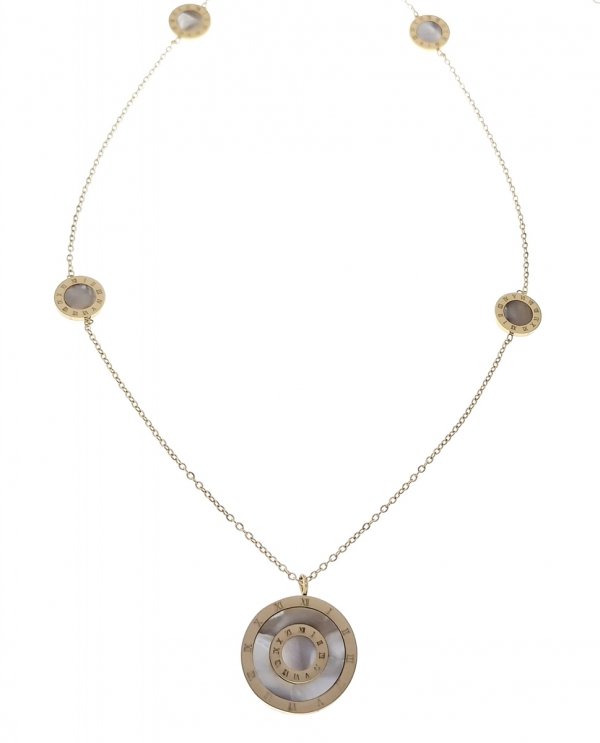 4264 Złoty łańcuszek celebrytka 50+5 naszyjnik stal chirurgiczna możliwość skrócenia