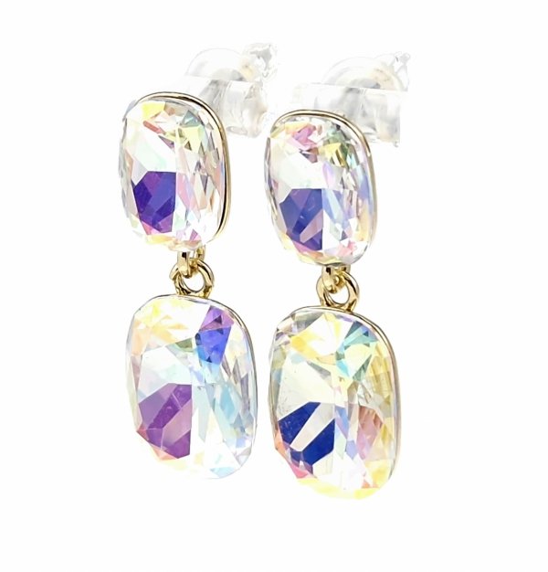 1847j Kolczyki złote pozłacane wiszące 14K 