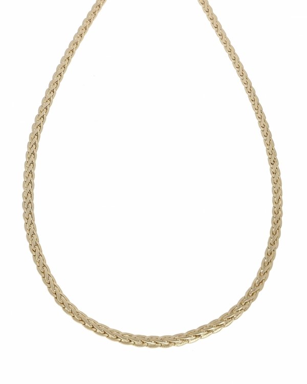 2771 Złoty łańcuszek celebrytka 45cm naszyjnik pozłacany 14k 