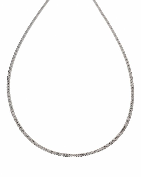 4714 Srebrny łańcuszek 45cm 2,4mm stal chirurgiczna 316L nierdzewna 