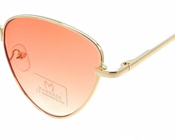 2526 Damskie okulary przeciwsłoneczne muchy ozdobne UV400