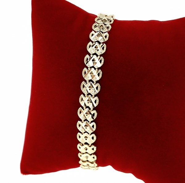3093 Bransoletka złota elegancka 18cm pozłacana 14k Aisadi