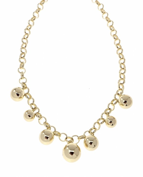 690 Złoty łańcuszek naszyjnik 40+5cm pozłacany 14k 