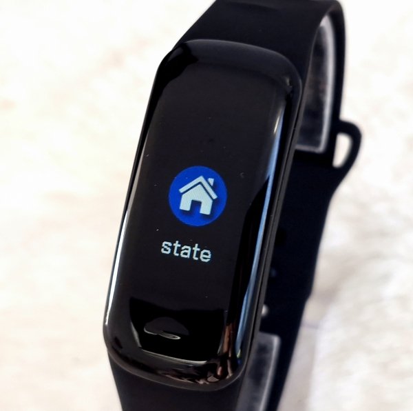 op41 Smart Bracelet model X1 zegarek wygodny sylikonowy pasek czerwony