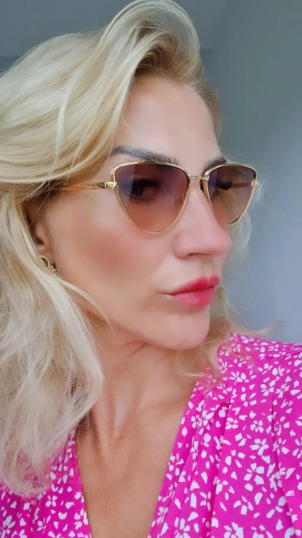594 Damskie okulary przeciwsłoneczne muchy ozdobne UV400