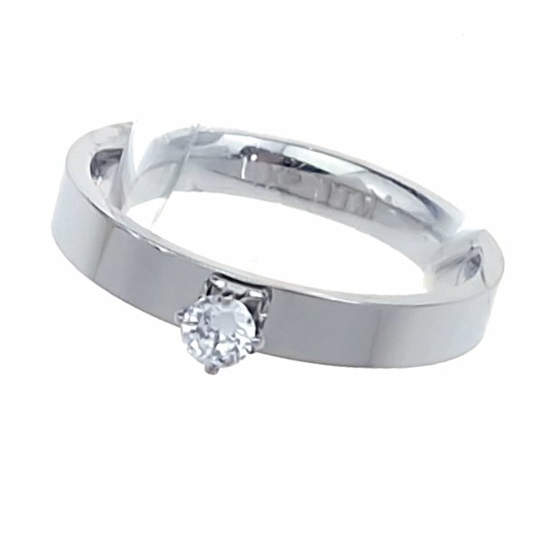 3736 Pierścionek srebrny stal chirurgiczna 316L nierdzewna 