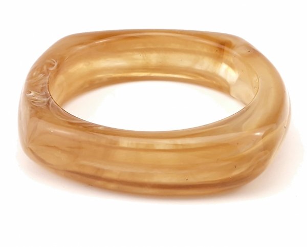 2381c Bransoletka złota 6,5cm bangla sztywna