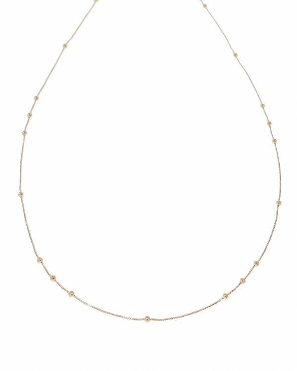 4159 Złoty łańcuszek 45cm 1mm pozłacany 18k Xuping kulki
