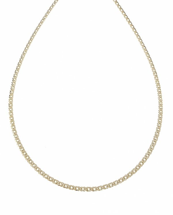 3790 Złoty łańcuszek celebrytka 60cm naszyjnik pozłacany 14K 